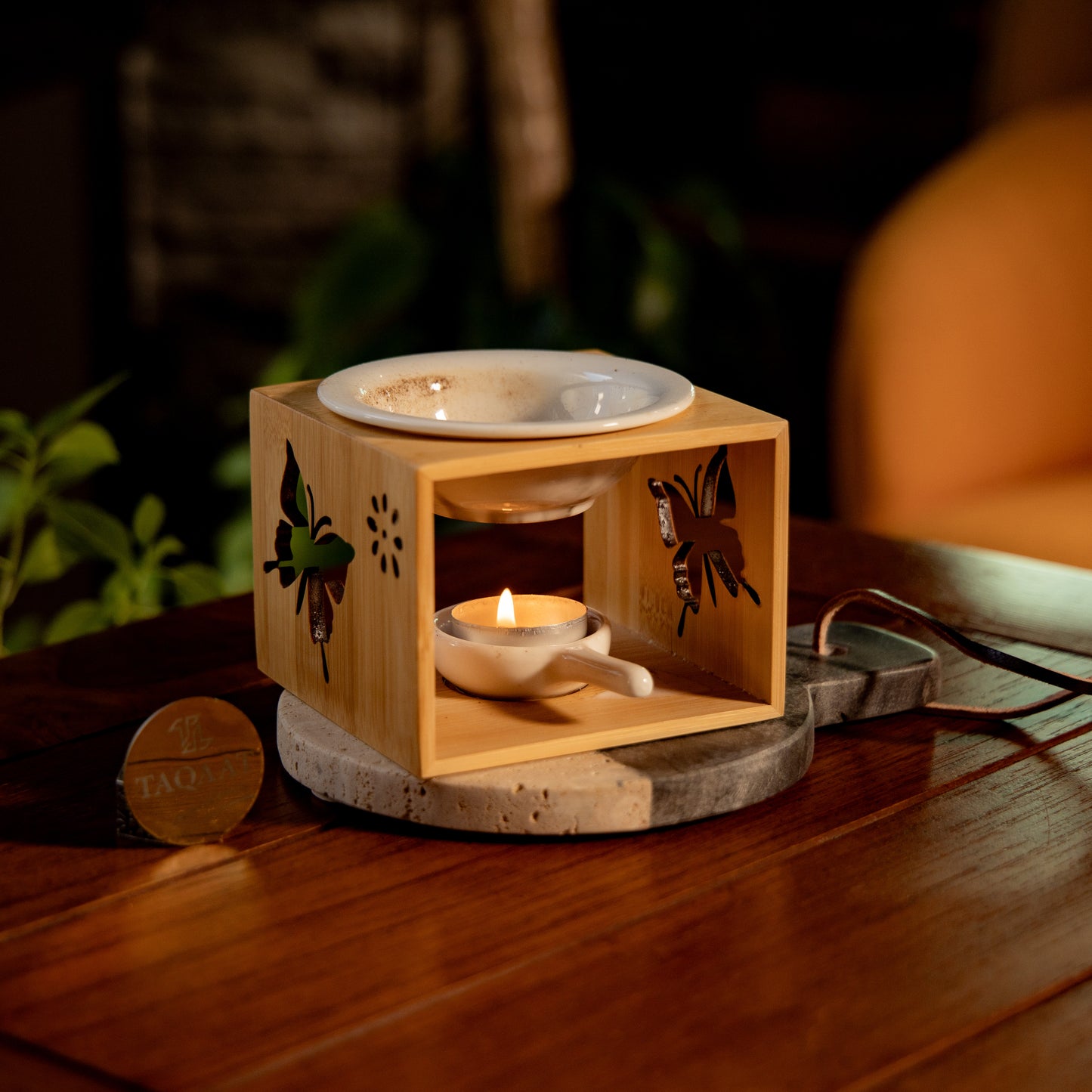 Elegant Bamboo Aromatherapy Candle